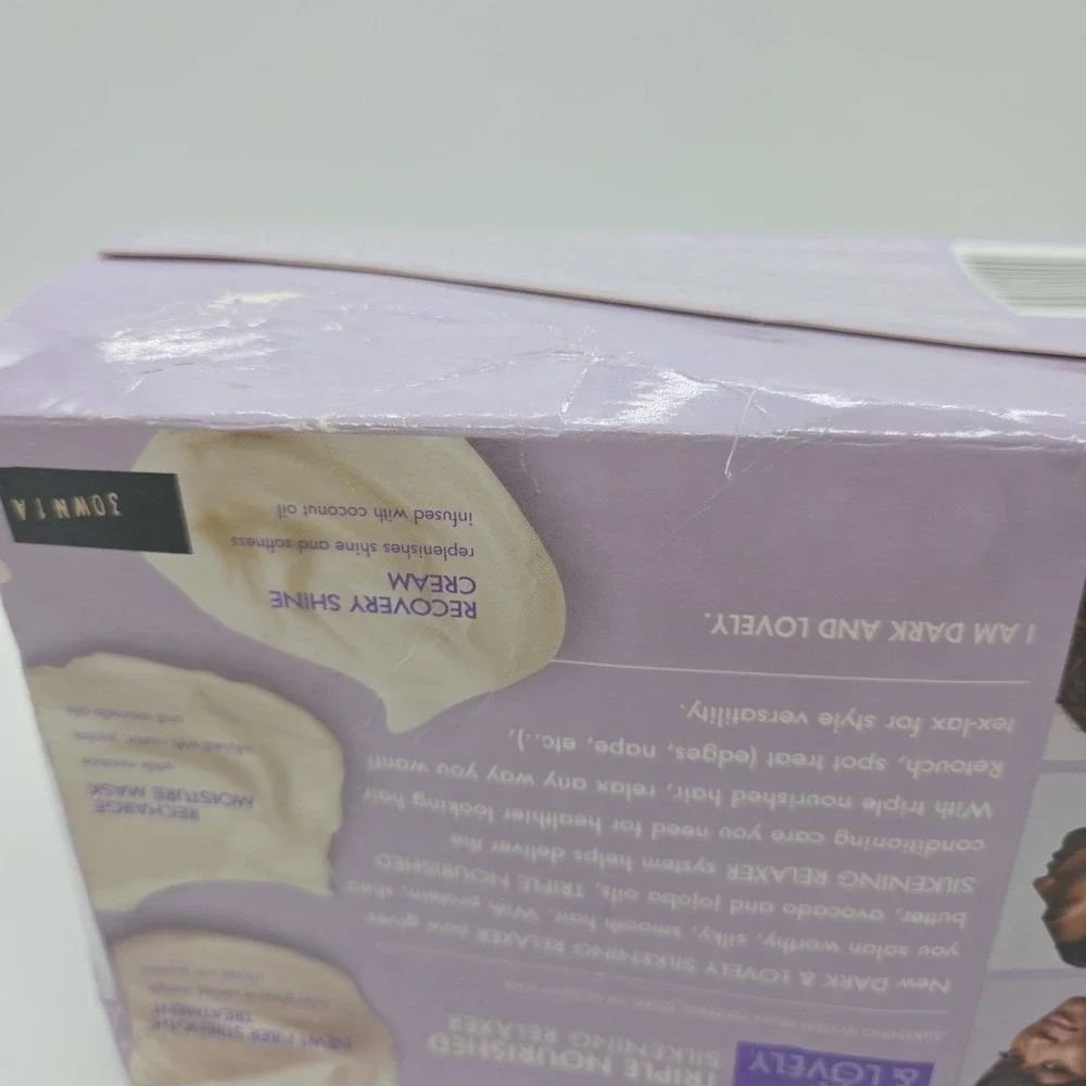 NEW Lot Of 2 SoftSheen Carson Dark & Lovely No-Lye Silkening Relaxer Kit REGULAR